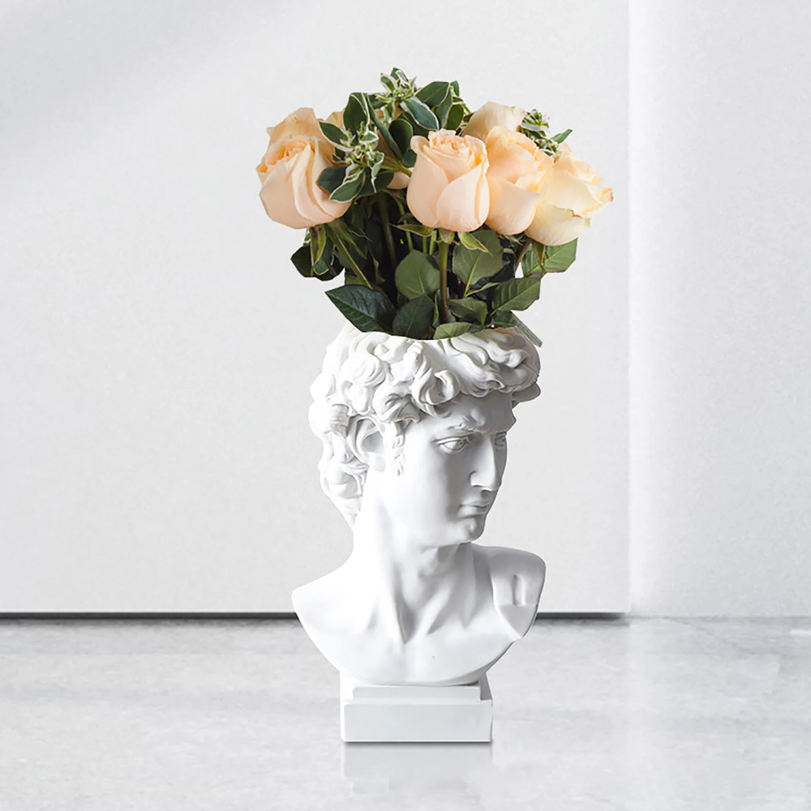 Статуята, ваза за цветя, Глинена форма на Ръчно изработени, човешката скулптура, саксия, Форма от бетон, цимент, смола, Форма за извършване на