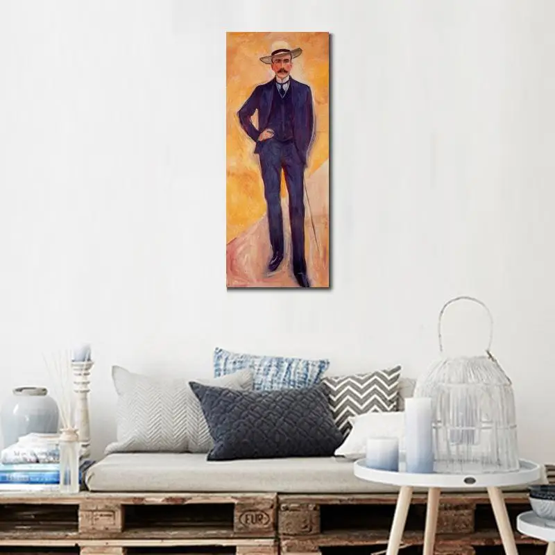 Граф Хари Кеслер Едуард Мунк картина за украса спални Високо качество