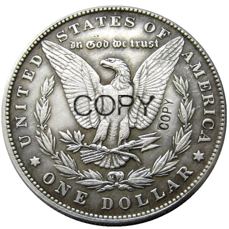 US Hobo 1896 Morgan Dollar ръчно изработени, със сребърно покритие копирни монети
