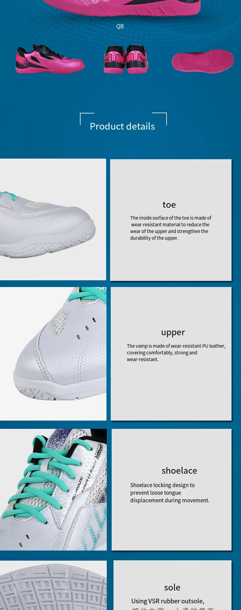 2023 Нова мъжки обувки за бадминтон Victor, женски высокоэластичные нескользящие спортни маратонки за тенис A362III