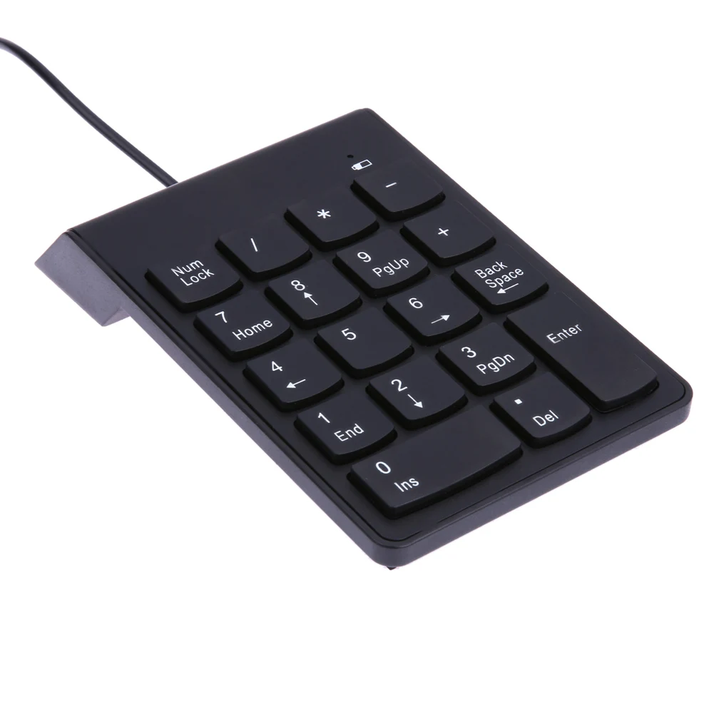 147 см жична USB Mini с 18 клавиши, цифрова клавиатура-Num Pad, клавиатура за лаптоп Win7/Win8/Win10/Linux/iOS