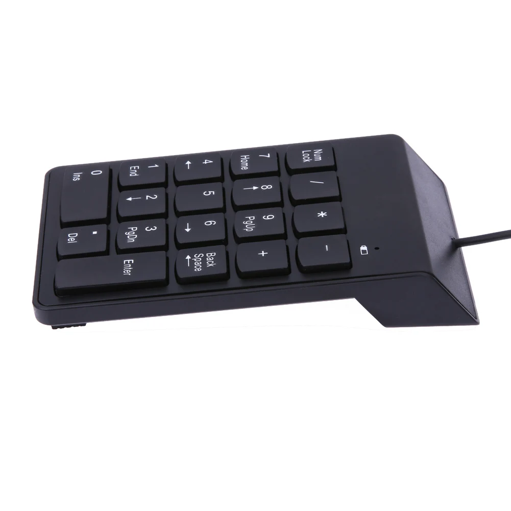 147 см жична USB Mini с 18 клавиши, цифрова клавиатура-Num Pad, клавиатура за лаптоп Win7/Win8/Win10/Linux/iOS