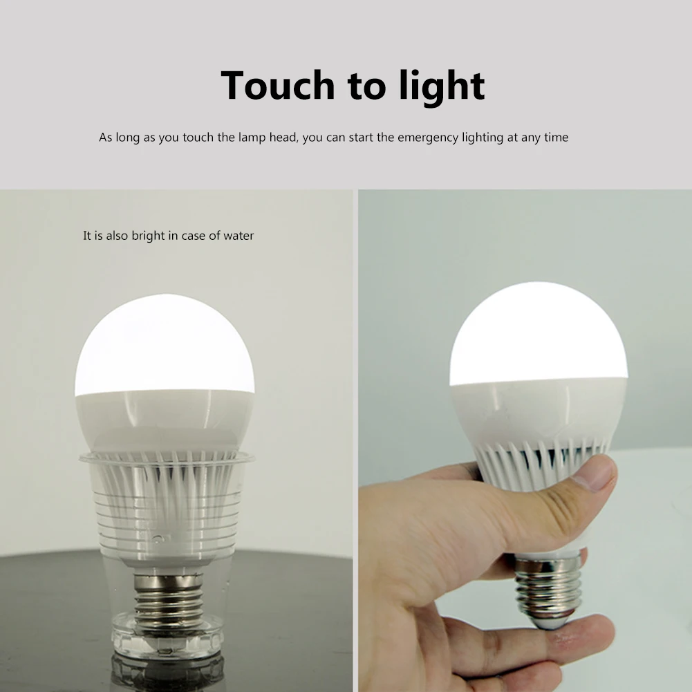 5 W 7 W 9 W И 12 W E27 led лампа Smart High Brightness Акумулаторна спасителна лампа Домашно осветление Лампа за дома