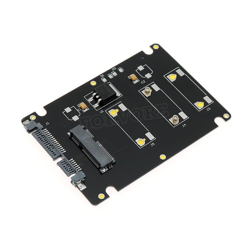 Адаптер SATA-mSATA mSATA-2,5-инчов карта конвертор за SATA Mini PCIe SATA3 с калъф