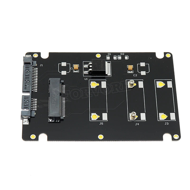 Адаптер SATA-mSATA mSATA-2,5-инчов карта конвертор за SATA Mini PCIe SATA3 с калъф