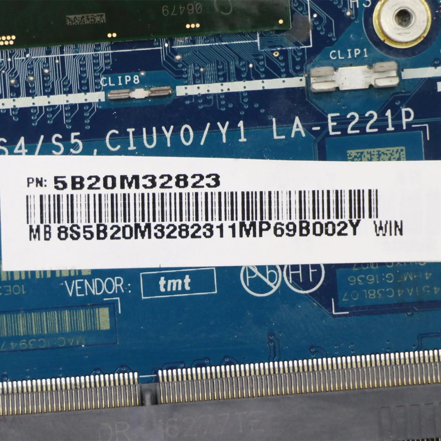 Възстановена дънна Платка за лаптоп Lenovo ideapad 510-14IKB 5B20M32823 LA-E221P с процесор i5-7200U 2G GPU