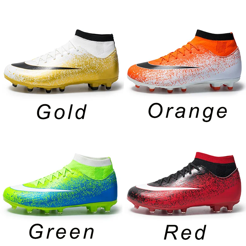 Футболни обувки, футболни обувки, мъжки футболни обувки, Изкуствени растения, детска професионална футболна обувки, маратонки за момчета, Високи