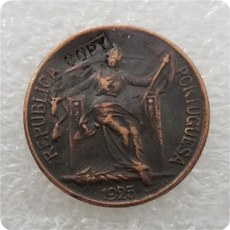 ПОРТУГАЛИЯ - 50 CENTAVOS, КОПИЕ МОНЕТИ 1924,1925 години на освобождаването, възпоменателни монети-реплики на монети, медали, колекционерска стойност