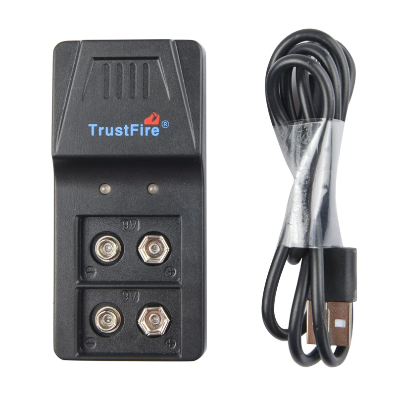 Литиево-йонна батерия TrustFire BC01 9V USB-зарядно устройство