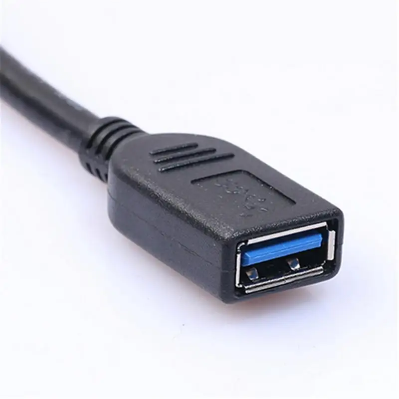 50 см чисто Нов USB 3.0 съединители тип A за свързване към USB 3.0 женски свръх бърз удължител за кабел
