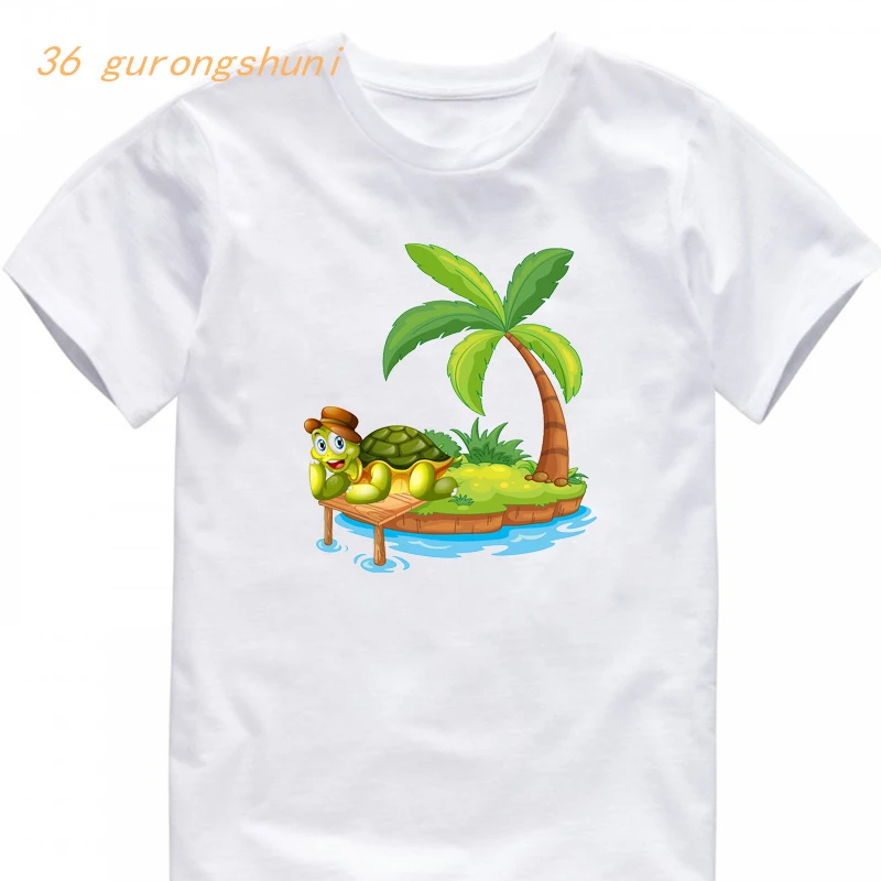детска тениска със забавна картина за момчета-дрехи за момичета, детски тениска с изображение на супер костенурки за момичета, тениска с изображение за малки момчета