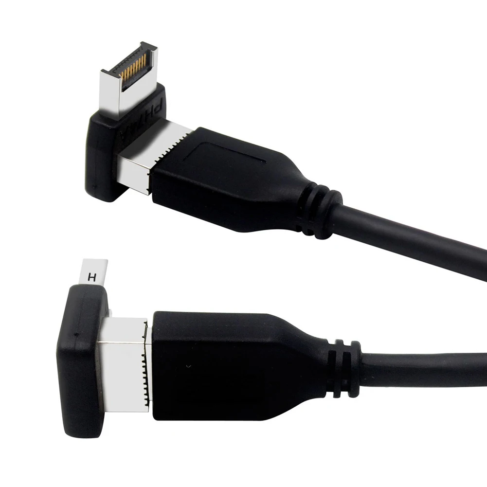 Преден адаптор за свързване на USB C към конектора TYPE C, преден изход USB адаптер на предния панел на дънната платка на КОМПЮТЪР, вътрешен конектор