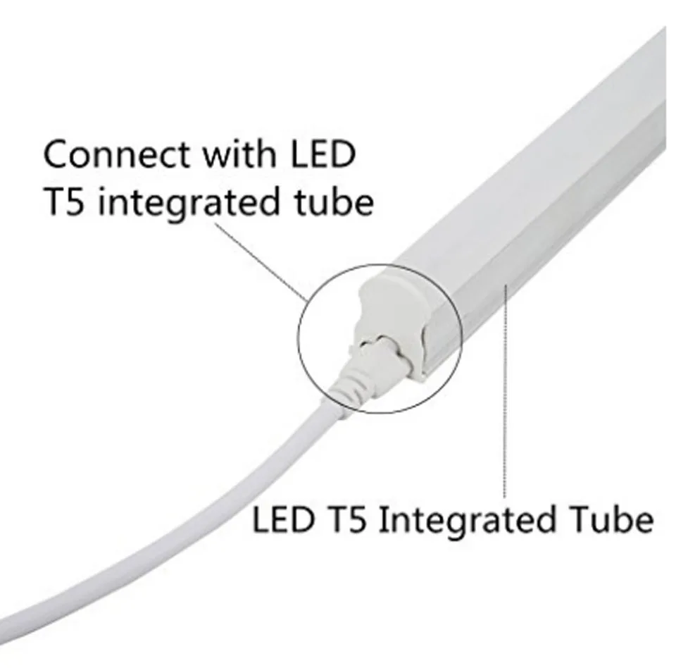 кабел с дължина 1 метър на 2 метра на 3 метра и 5 метра за вградените led лампи Т8 T5 Гнездо на електрически проводник, за удължител led с двоен край