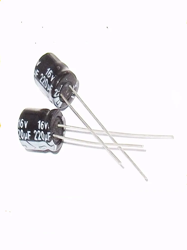 Алуминиеви електролитни кондензаторен компонент 220 icf 10 В 5*11 mm 10 220 icf Plug-in (50 бр.)