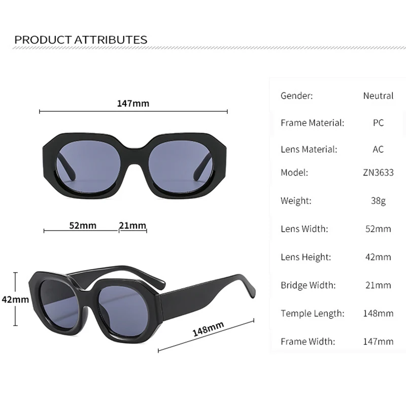 Imwete Класически малки квадратни слънчеви очила за жени, правоъгълни слънчеви очила за мъже, ретро брендовый дизайн, черни нюанси точки