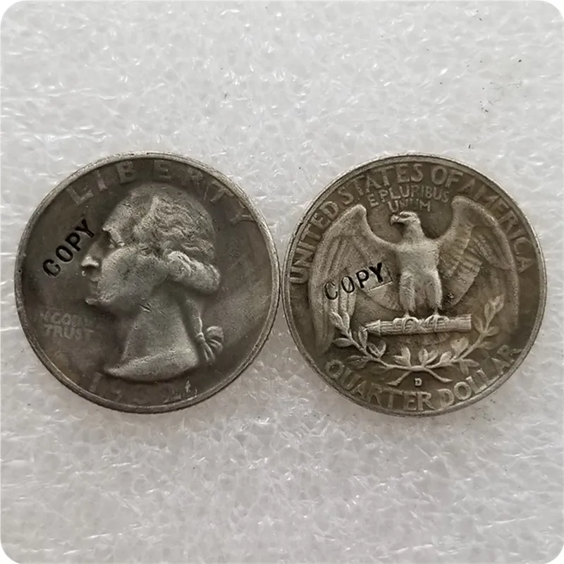 САЩ 1932-D четвърт МОНЕТИ Вашингтон КОПИЕ на възпоменателни монети-реплики на монети, медали, монети с колекционерска стойност