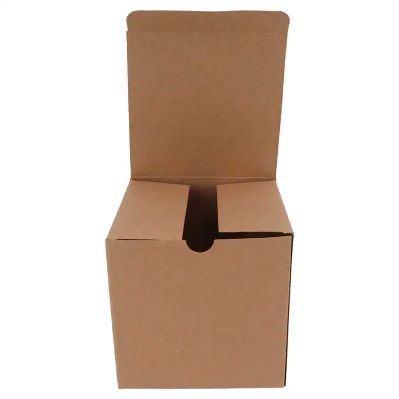 Подарък кутия за шаферките, Екологично чиста е лесна подарък кутия от крафт-хартия, полиестер, подходяща за рециклиране, сгъване с панделка за подарък за рожден Ден