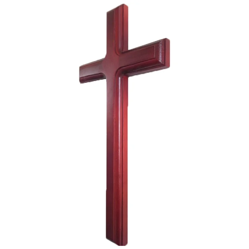Християнски кръст, Ръчно изработени от масивна дървесина, с монтиран на стената Исус, голям Кръст, монтиране на украса на католическата църква 31 см
