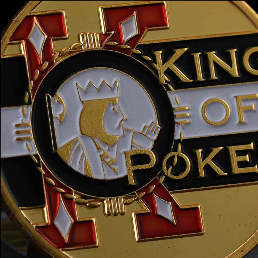 Чипове за покер, казино, Късмет, златна Възпоменателна монета 