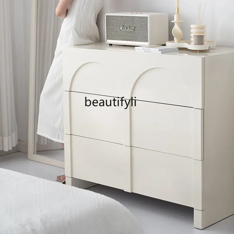 zq Nordic Шкаф за съхранение в спалнята, многофункционален шкаф, домашен бюфет, гардероб за дневна, стенен шкаф