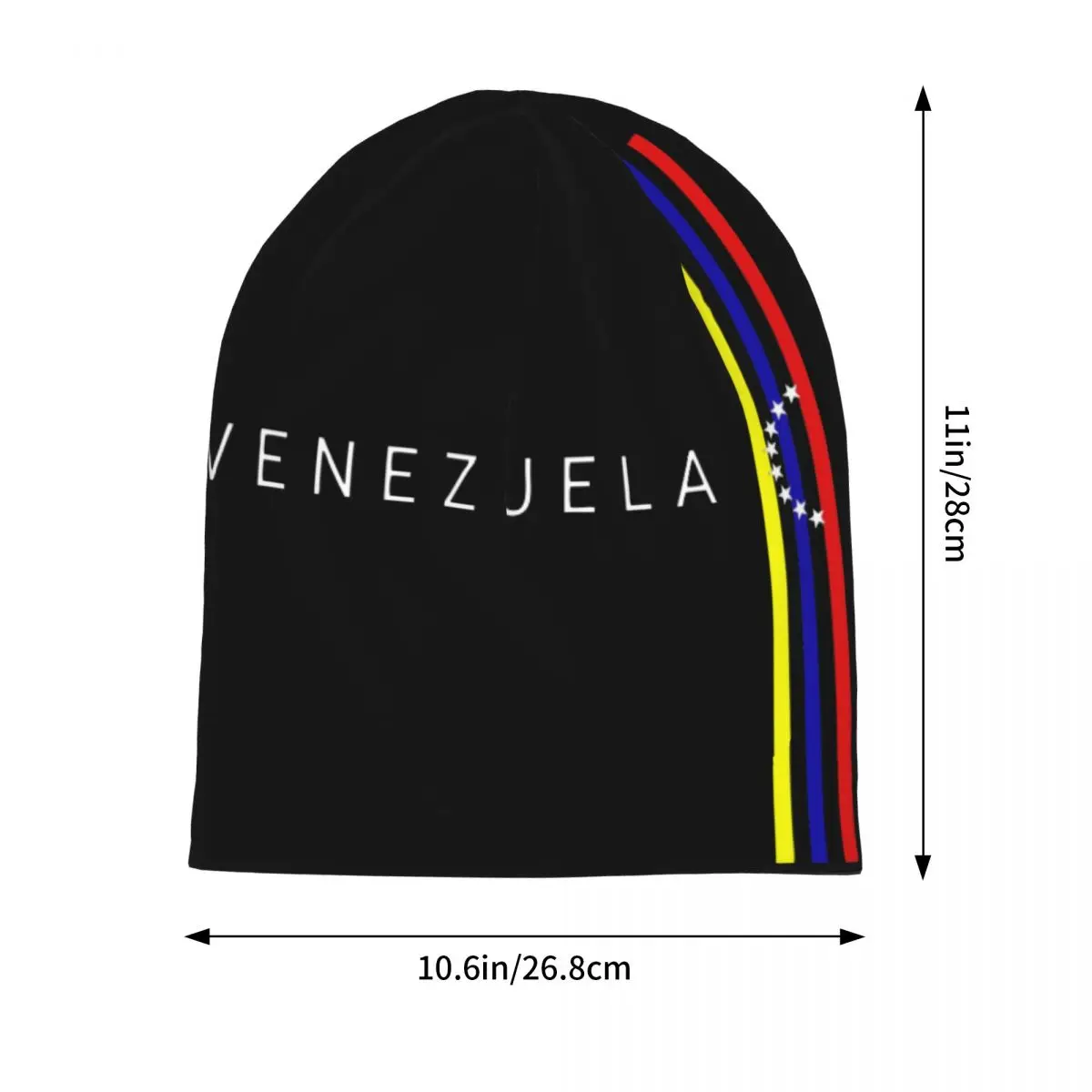 Знаме на Венецуела, Венецуела Шапка-качулка, Улични Готически Тюбетейки, Шапки, Шапки Унисекс Пролетна Шапка с Двойно предназначение