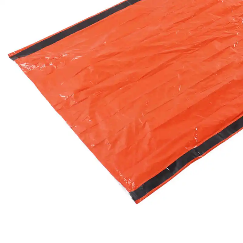 Складное Disaster одеяло Сребристо-Оранжевото Disaster убежище за оцеляване на открито, запазването на топлина одеяла