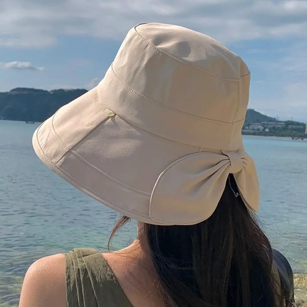 Модерен дамски панама, Солнцезащитная шапка Рибар със защита от пиллинга, Шапка от слънцето