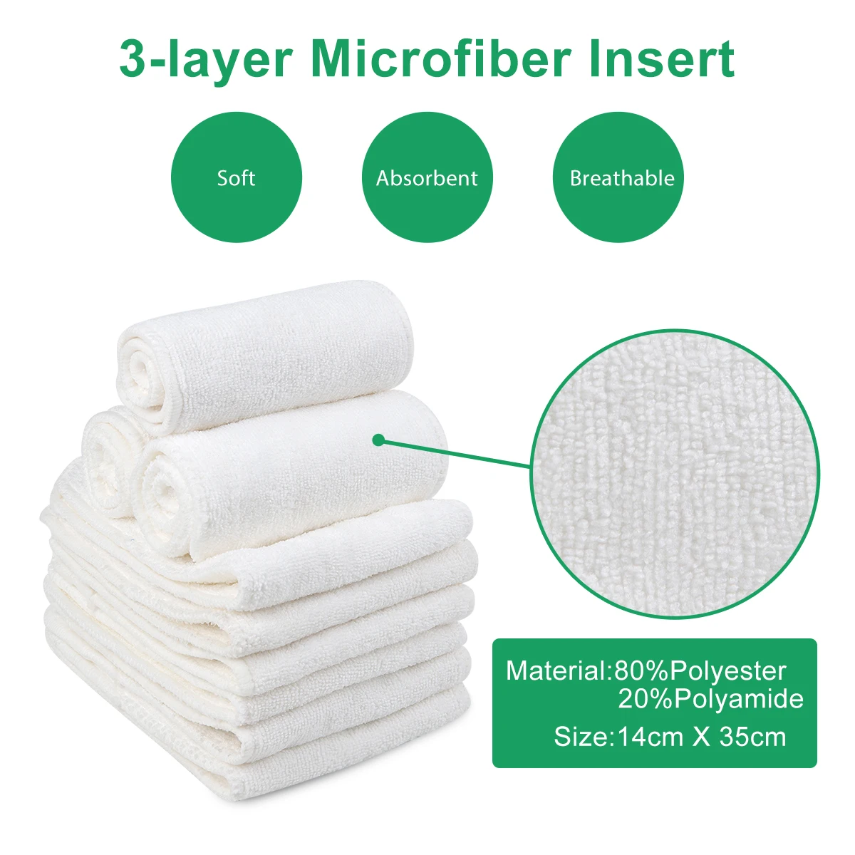ALVABABY Нов текстилен пелена с принтом на Хелоуин, екологични джоб пелена за многократна употреба текстилен пелена с вложка от микрофибър 1 бр.