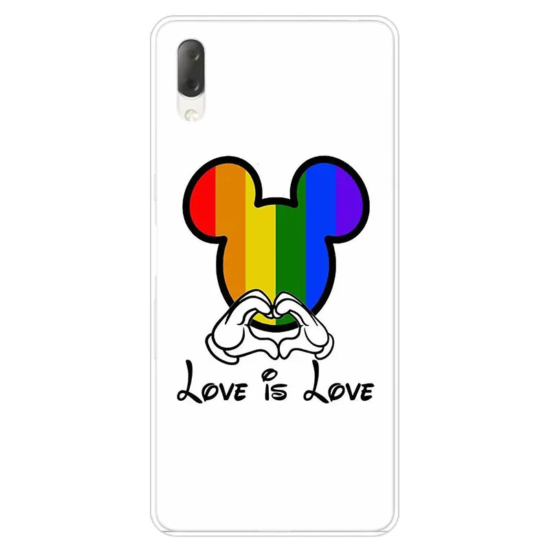 Любовта е любов Гей Лесби ЛГБТ Калъф за Sony Xperia L1 L2 L3 X XA XA1 XA2 Ultra E5 XZ XZ1 XZ2 Compact XZ3 M4 Aqua Z3 Z5 Premium