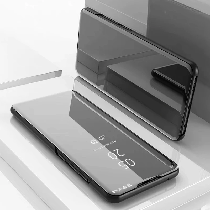 Oppo F1S A1601 Case-Луксозен Калъф С Панти Поставка И Огледало за Обратно виждане Калъф За Телефон Oppo F1S OppoF1S Делото Защитен Кожен Калъф