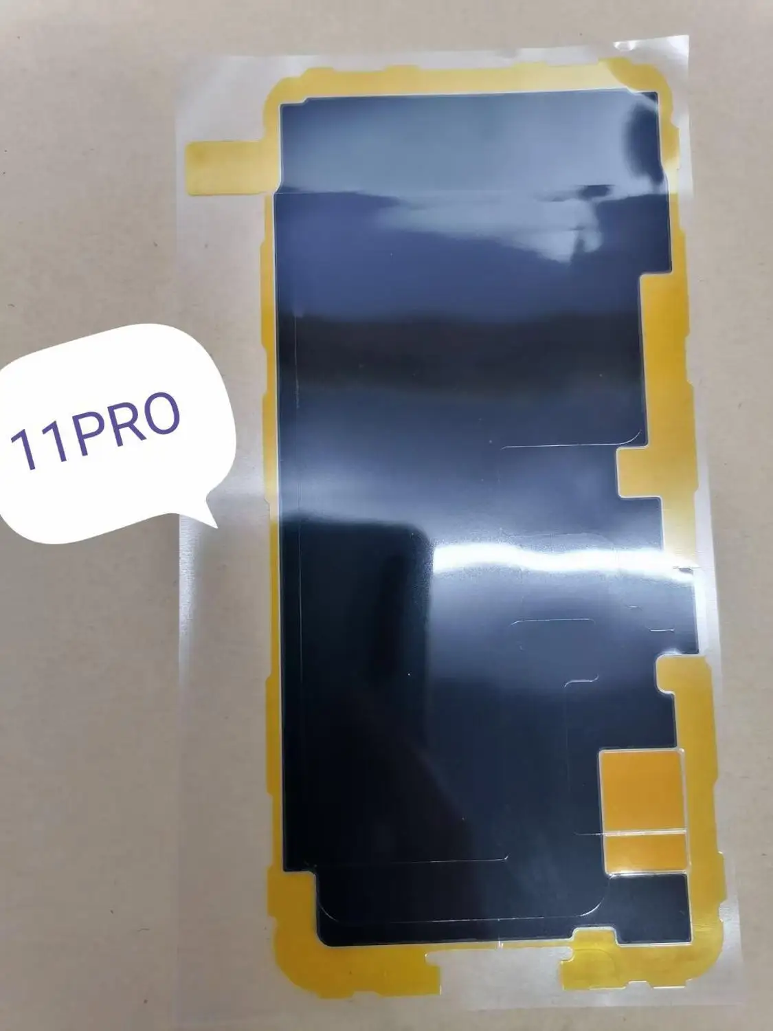 Стикер на плача върху метална задния панел с жидкокристаллическим дисплей за iPhone 11 pro max X Xr Xs max с високо адгезией задната повърхност, рассеивающая радиация, Антистатични детайли