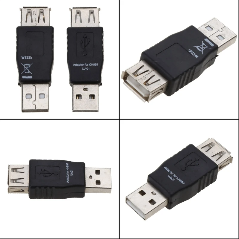 USB-адаптер с пряк вход USB2.0 USB-A за мъжете и IEEE 1394 6 P Женски конвертор за адаптер, практически компютърни кабели