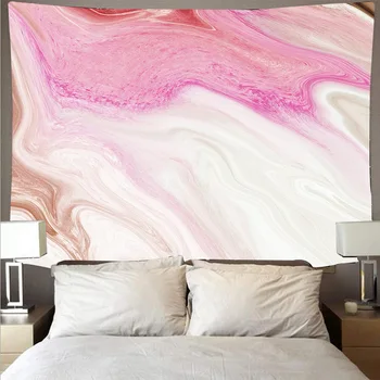 Абстрактен кошмарен гоблен с естетически цветни серпантином, стенен интериор в стил хипи за спални, Домашен Декор