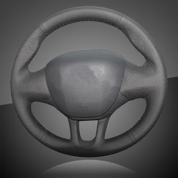 Автоматична Плитка върху Капака на волана на Peugeot 208 2011-2019 Peugeot 2008 2013-2019 Автостайлинг, Автомобилни Седалките на волана