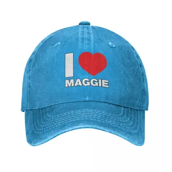Аз я обичам, Жена, момиче, на Името на дъщеря си Маги, бейзболна шапка, дрехи за голф, дизайнерски шапка, солнцезащитная мъжка шапка, дамски