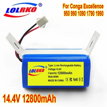 Батерия за Conga Excellence 990 Ecovacs Deebot N79 N79S DN622 、 Eufy Robovac 11 11S 12 15C 15S 35C Литиево-йонна батерия 14,8 3500 mah