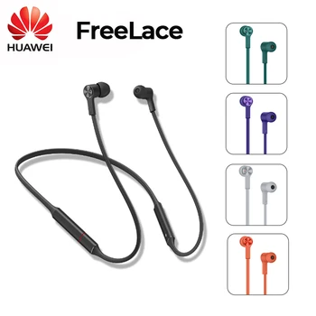 Безжични слушалки Huawei FreeLace Bluetooth слушалка Магнитен Прекъсвач с памет Метален Кабел Водоустойчиви слушалки за спортни игри