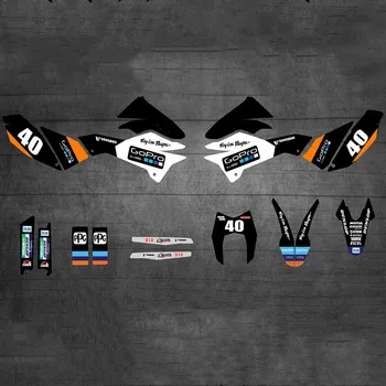 Безплатни Потребителски номера и имена За KTM СОС 690 R Етикети Графични комплекти стикери за KTM SMCR 690 2012 2013 2014 2015 2016 2017 2018