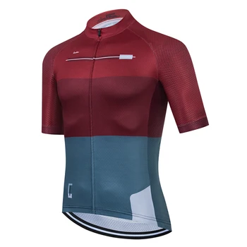 Велосипедна облекло 2023 Мъжки Raudax с къс ръкав Ropa Ciclismo Лятна Велосипедна фланелка За триатлон Велосипедна майк Униформи Велосипедни ризи