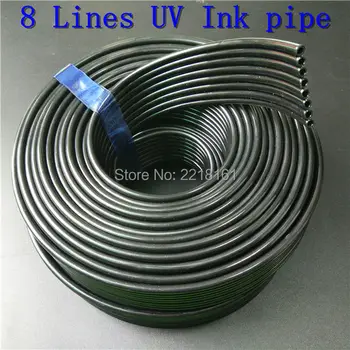 Висококачествена и 8-линейна UV-чернильная тръба за Еко-разтворител/UV плотер Mutoh Galaxy Mimaki Human Xuli Roland ink pipe 4X3 мм