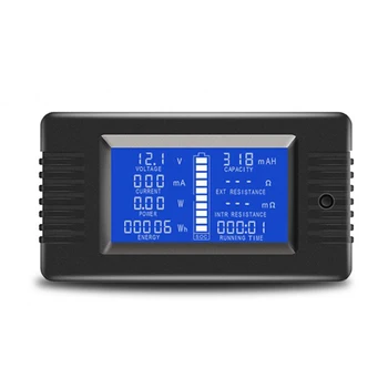 Волтметър 0-200 В 300А, амперметър, дигитален тестер за батерии, вграден измерител на повърхността, капацитета на плъзгащи, измерване на електрическо напрежение, монитор