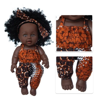 Възрастен Костюм За Малки Африкански Кукли Pop Reborn Silico Bathrobre Vny 30 см Born Poupee Boneca Детски Плюшени Играчки За Момичета