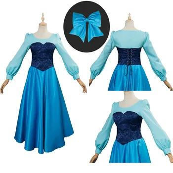 Възрастен костюм принцеса Ариел за cosplay, рокля, переделанная версия, женски костюм за момичета, кралят костюм за Хелоуин