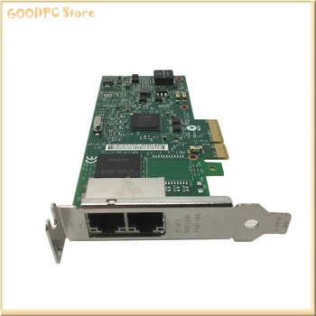Гигабитова Сървър адаптер Мрежова карта I350-T2 I350T2 с 2 порта RJ-45 PCI-E X4 10/100/1000 Mbps мрежова платка Intel
