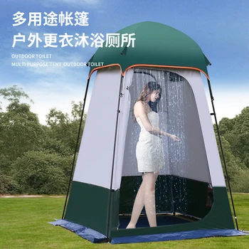 Градинска шатра за баня, Топъл Мобилен обществена тоалетна, Преносима градинска водоустойчив палатка за риболов