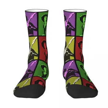 Графични чорапи Phil Lynott Thins И Lizzy Pop Art Thins И Lizzy R236 най-ДОБРЕ КУПИ В Раницата Ластични Чорапи от Саркастика