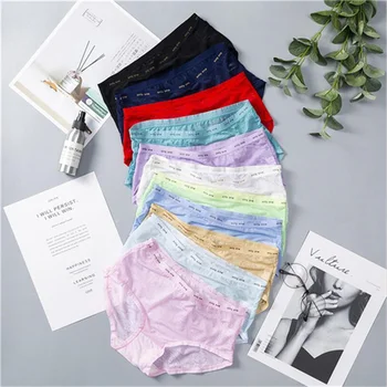Дамски памучни бикини за секси бельо панталони женски гащи секси прозрачни безшевни гащи S-XXXL плюс Размер
