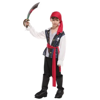 Детски костюм Fantasia Infantil на Хелоуин, детски костюм на пират Джейк, елегантна рокля за парти в чест на рождения ден за момичета и момчета