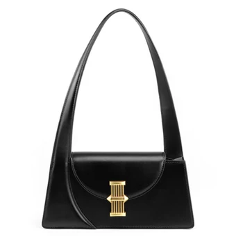 Дизайнерска дамска чанта 2023, нова Малка квадратна чанта от Висококачествена Изкуствена Кожа, Ежедневни Универсална чанта През рамо, чанта за подмишниците