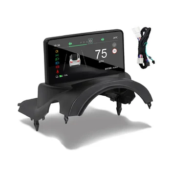 Дисплей HUD-Head Up диагонал 5,16 инча, IPS екран, индикатор за зареждане мигач за Tesla Model 3, LCD дисплей, скорост Model Y